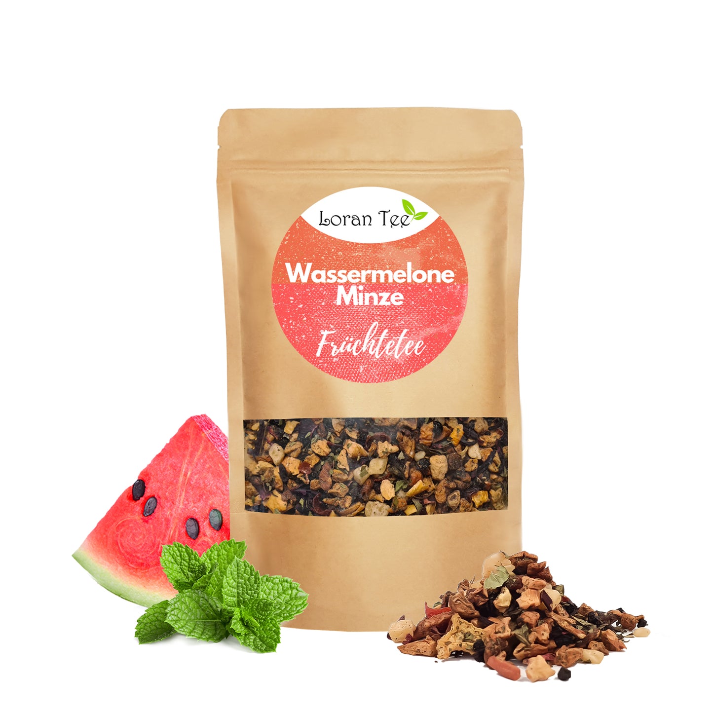Früchtetee Wassermelone-Minze