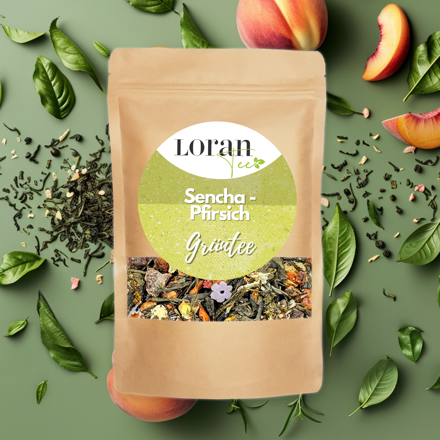 Grüntee Sencha-Pfirsich
