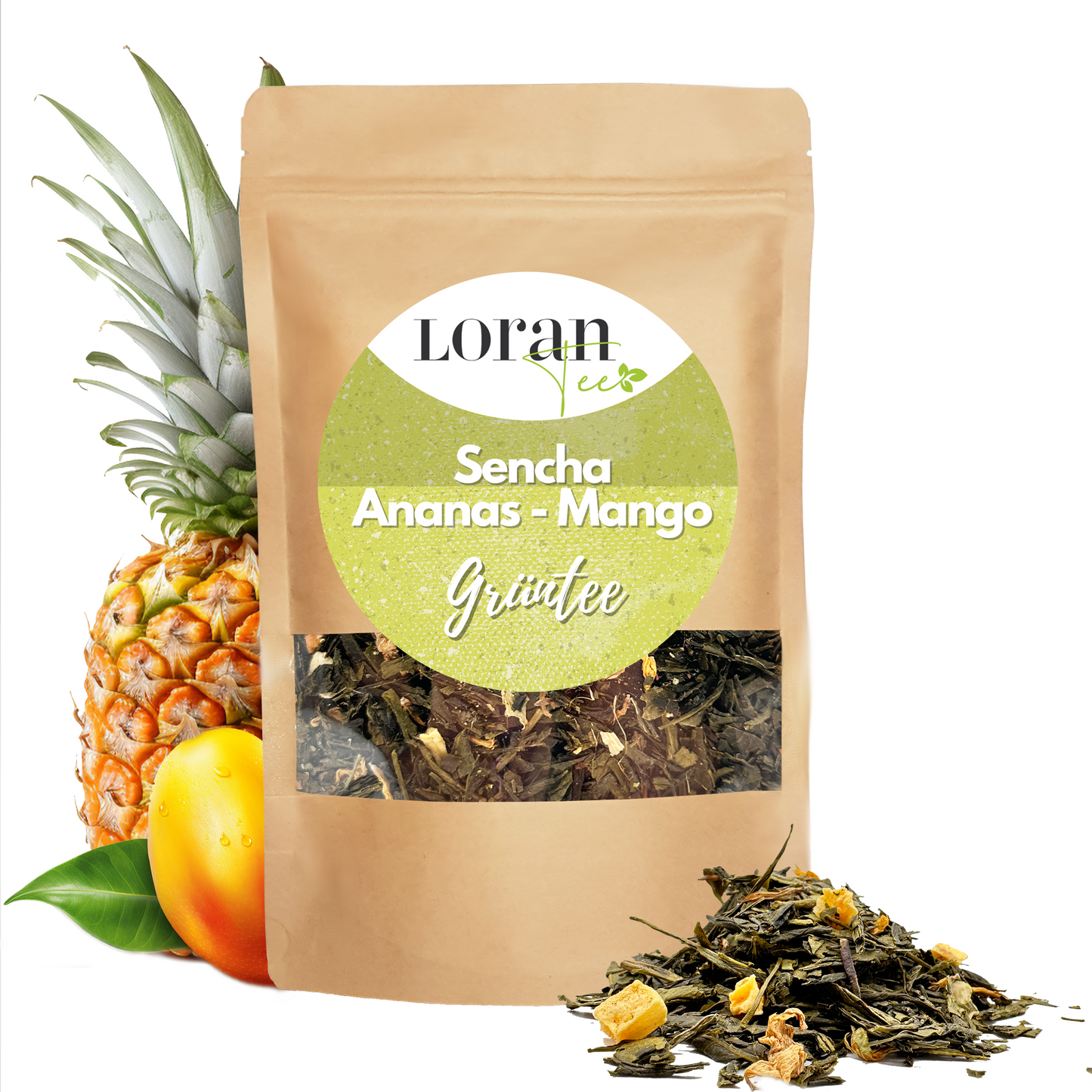 Grüntee Sencha Ananas-Mango