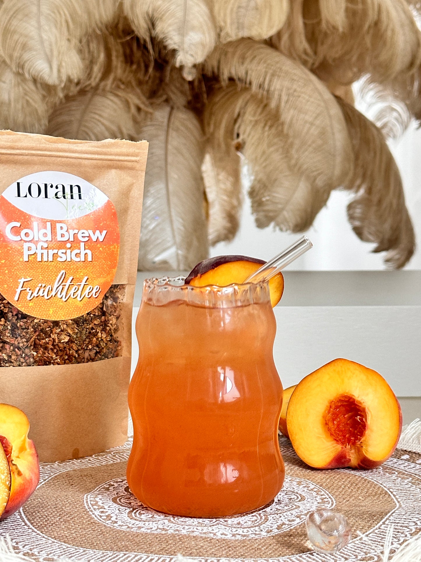 Cold Brew Früchtetee süßer Pfirsich