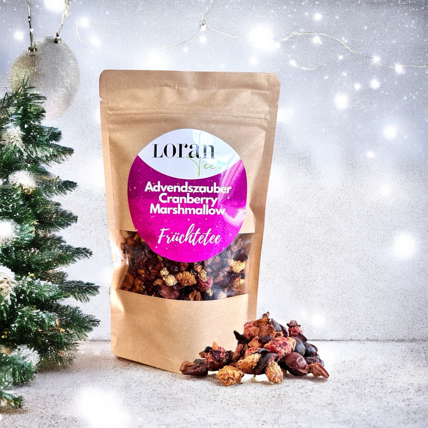 Früchtetee Adventszauber Cranberry-Marshmallow