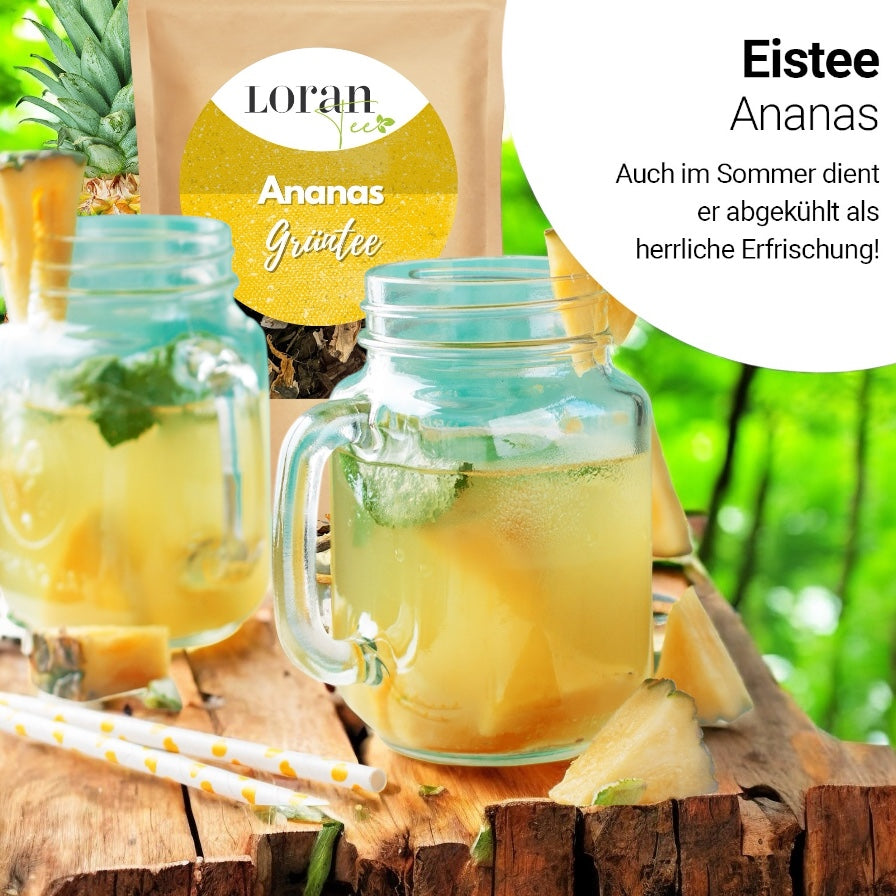 Grüner Tee Ananas