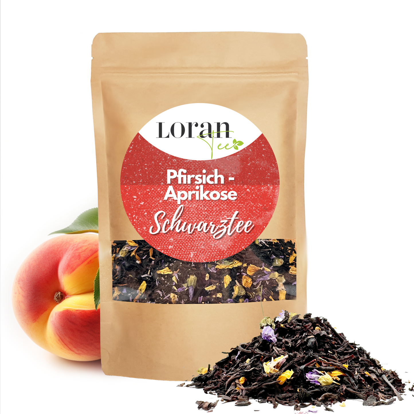 Schwarzer Tee Pfirsich - Aprikose