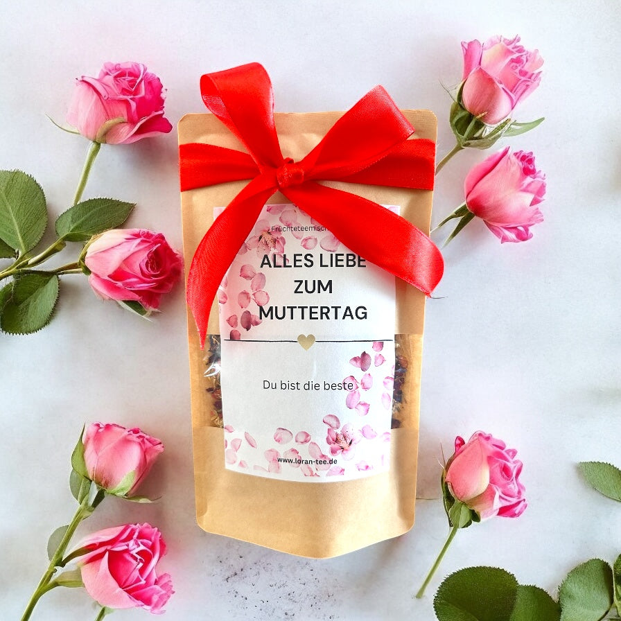 Früchtetee Erdbeere "Alles liebe zum Muttertag"
