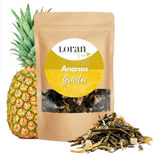 Grüner Tee mit Ananas