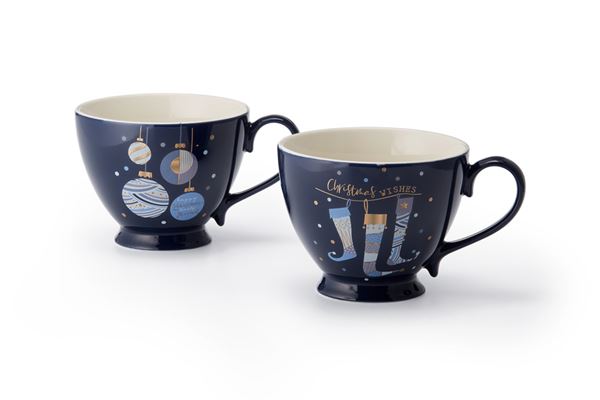 Tee Tasse - Socke - blau 0,3l