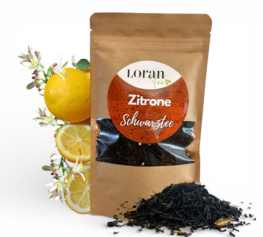 Schwarztee Zitrone