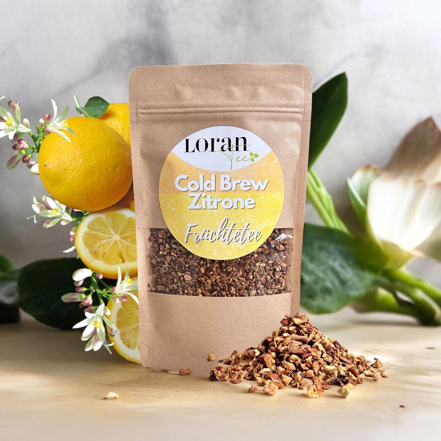 Cold Brew Früchtetee Zitrone