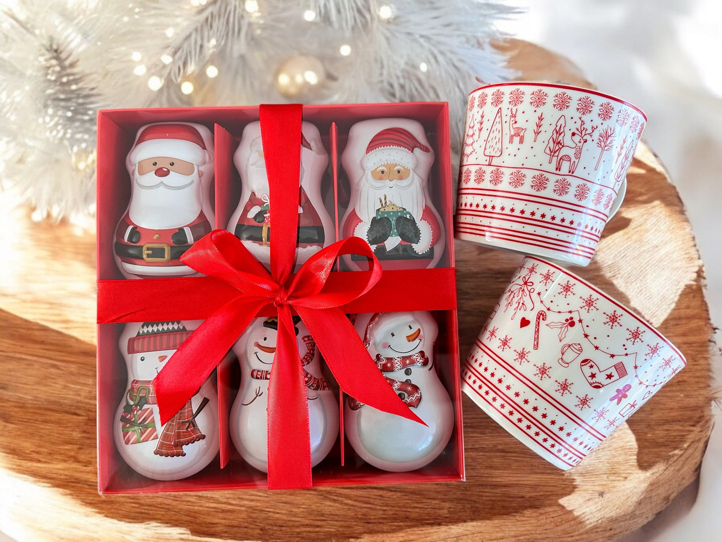 Weihnachtstee Set mit  2 Tassen
