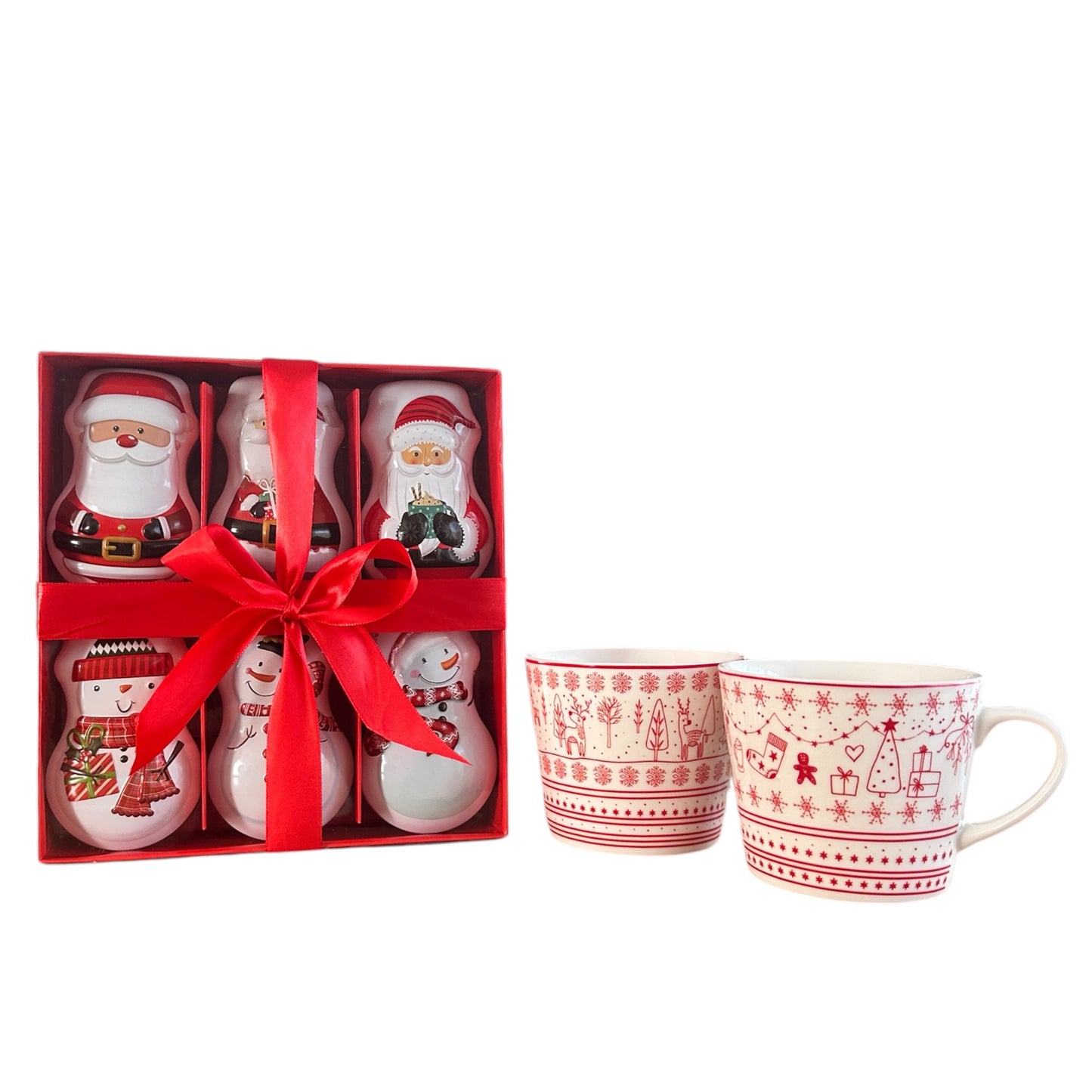 Weihnachtstee Set mit  2 Tassen