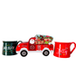 Geschenk Set, Weihnachtsmann Auto mit  2 Tassen