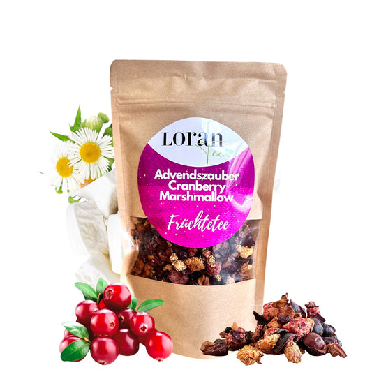 Früchtetee Adventszauber Cranberry-Marshmallow
