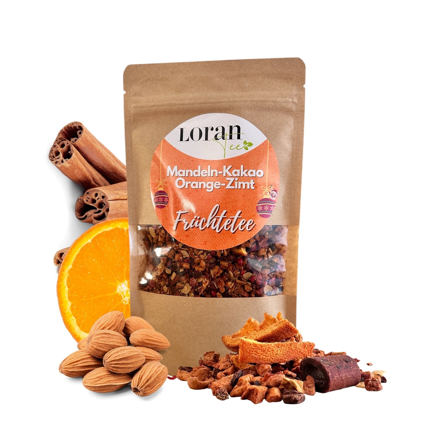 Früchtetee Mandeln-Kakao-Orange-Zimt