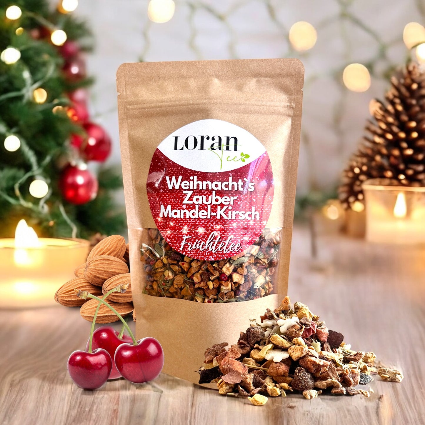 Früchtetee Weihnachtszauber Mandel-Kirsche