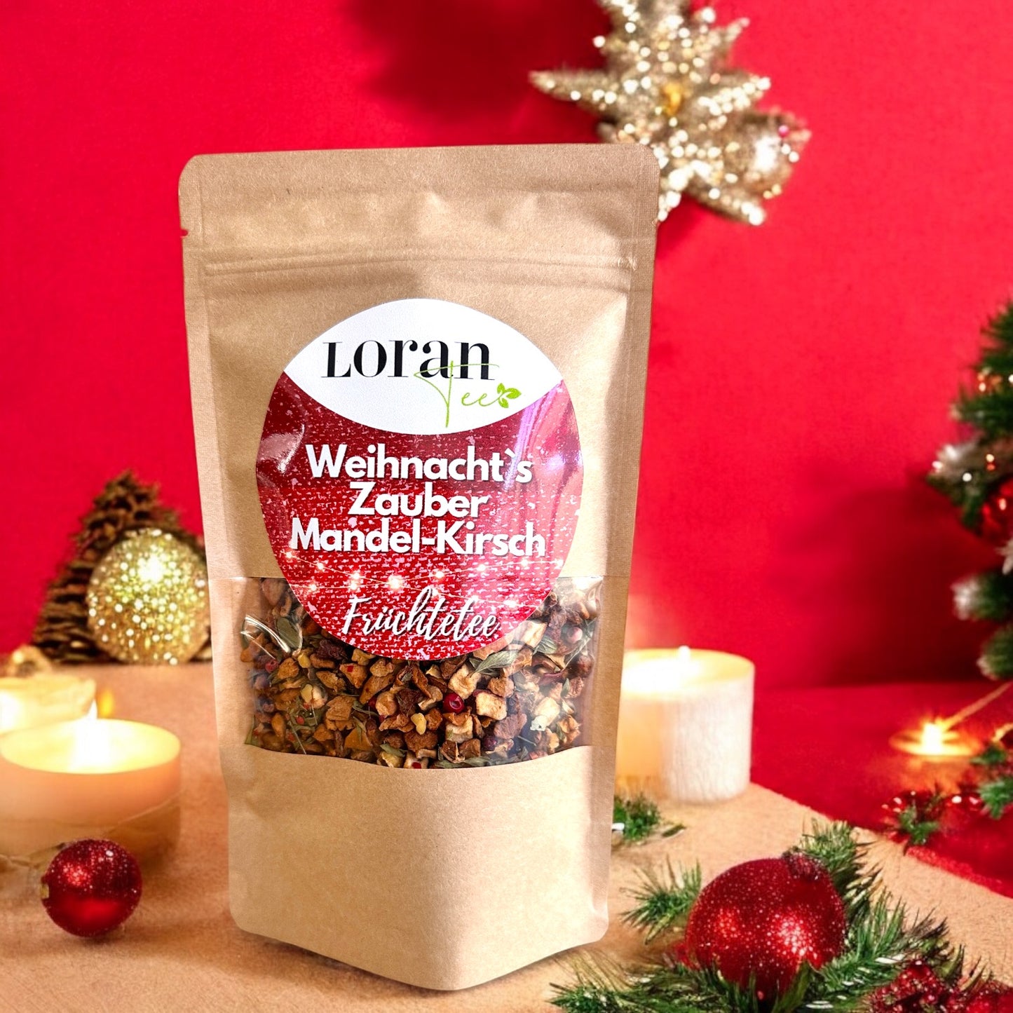 Früchtetee Weihnachtszauber Mandel-Kirsche