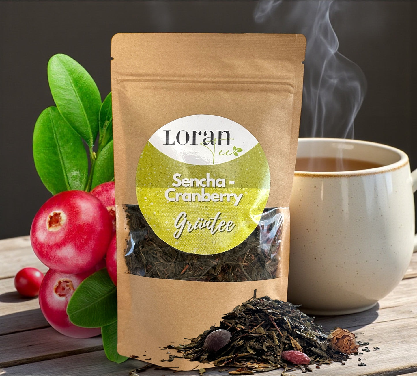 Grüntee Sencha Cranberry