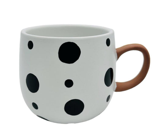 Tasse Weiß-schwarzen Punkten 0,35l