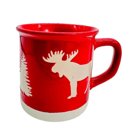 Tasse Rot-Elch 0,35l