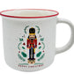 Nussknacker Tasse, Weihnachtstasse mit Nussknacker Happy Christmas 