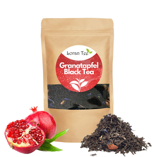 Schwarzer Tee Granatapfel