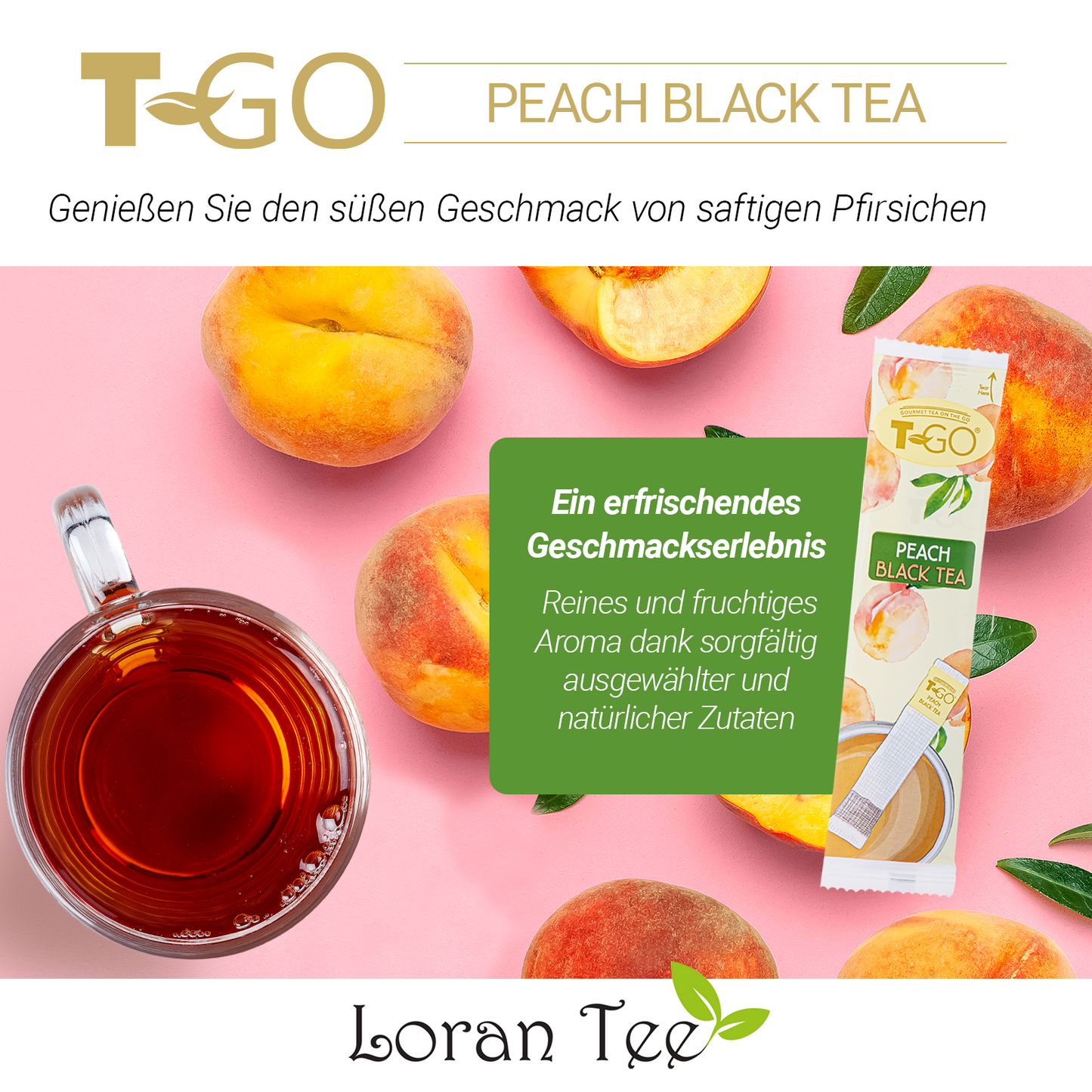 T-Go Pfirsich Schwarzer Tee