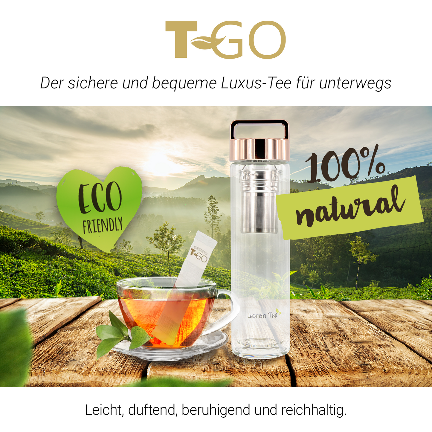 T-Go Pfirsich Schwarzer Tee