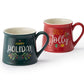 Tee Tasse - Rot Holly Jolly 0,25L