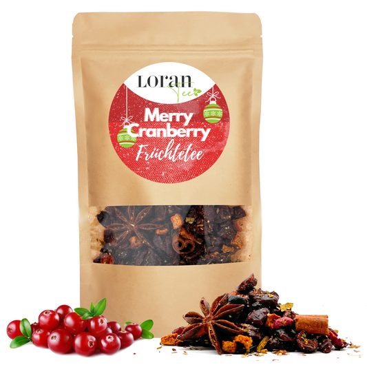 Weihnachtstee Früchtetee Merry Cranberry