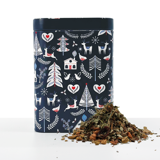Kräutertee Santa`s süße Zimtschnecke in Weihnachtsdose Weihnachtstee