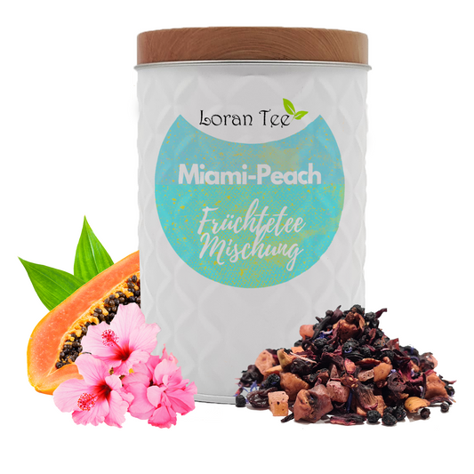 Früchtetee in Dose Miami Peach
